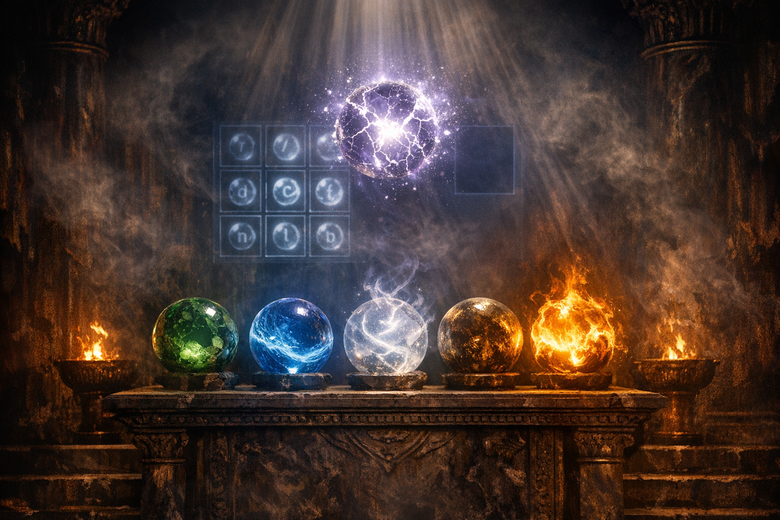 The five classical elements alongside the modern Standard Model of physics. What happened to the fifth element?