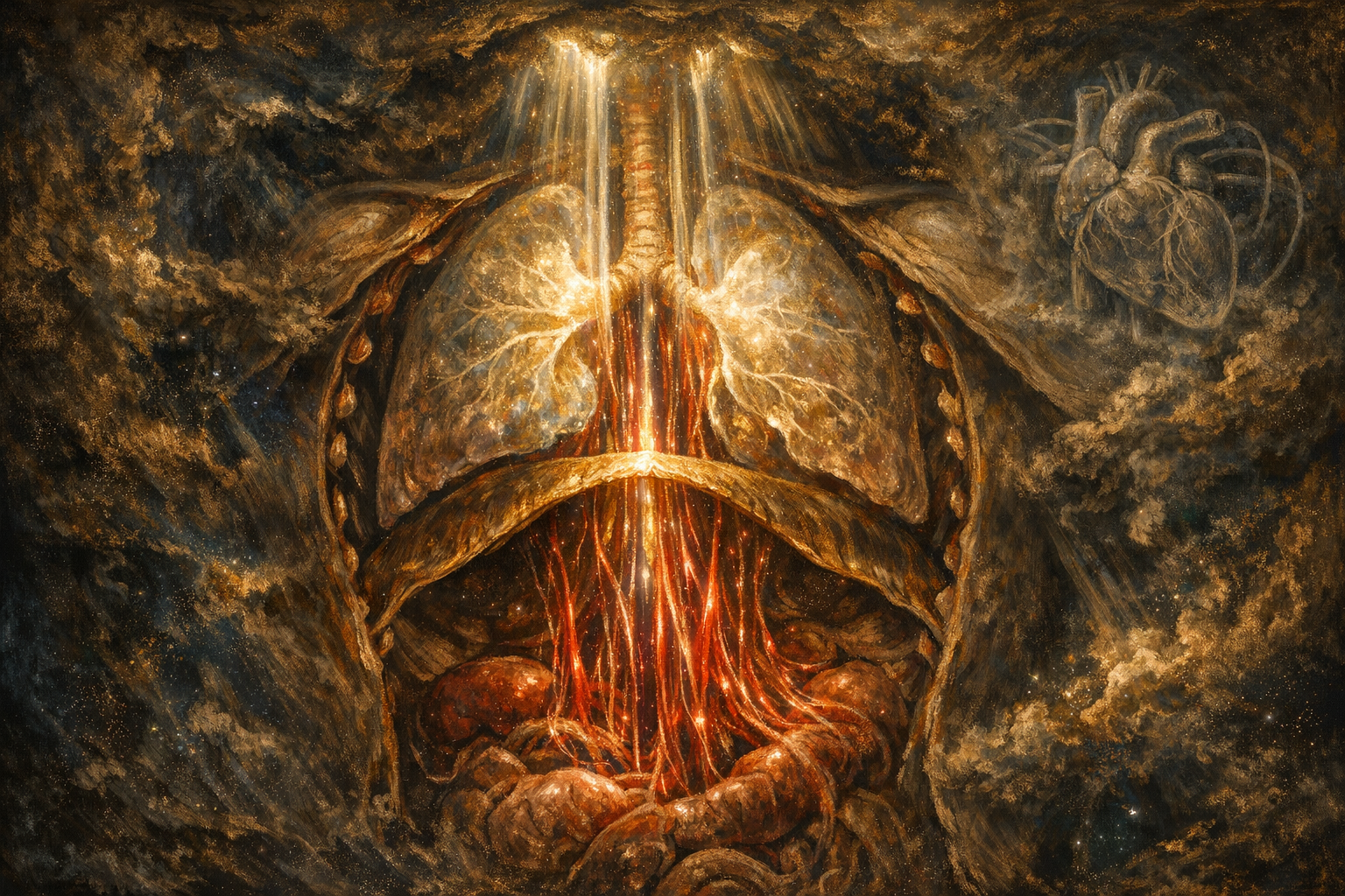 The biological vacuum — vacuum-driven blood flow vs. the 'heart as pump' model.